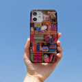 StephyDesignHK  iPhone 15/14/13/12系列書櫃鋼化玻璃手機保護殼【客製化】