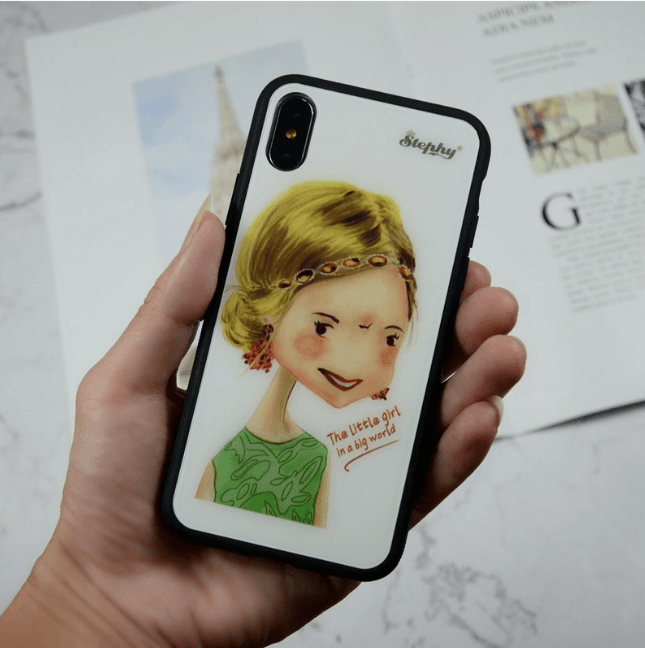 StephyDesignHK "第一個晚宴"鋼化玻璃手機保護殼 iPhone X/XsMax/XS/XR
