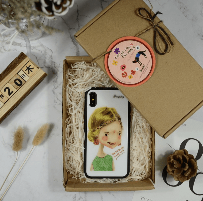 StephyDesignHK "第一個晚宴"鋼化玻璃手機保護殼 iPhone X/XsMax/XS/XR