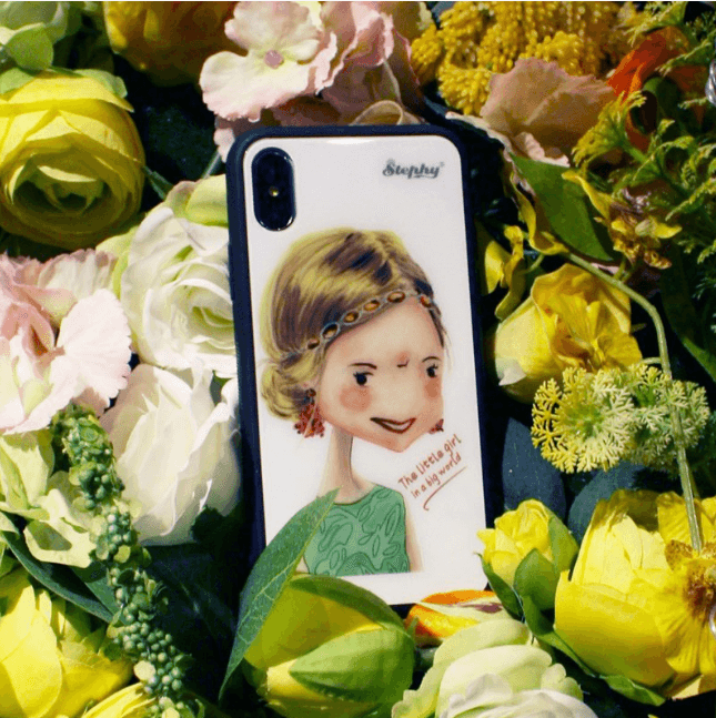 StephyDesignHK "第一個晚宴"鋼化玻璃手機保護殼 iPhone X/XsMax/XS/XR
