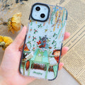 StephyDesignHK "午後悠閒"雙層包膠透明手機殼 iPhone 全系列 【客製化】